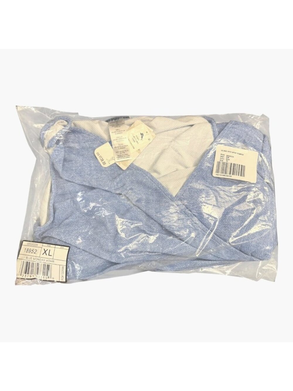 Tommy Bahama Womens Blue Swim Wrap Cover up Romper Sleeveless Island Sz XL NEW - Picture 5 of 11
